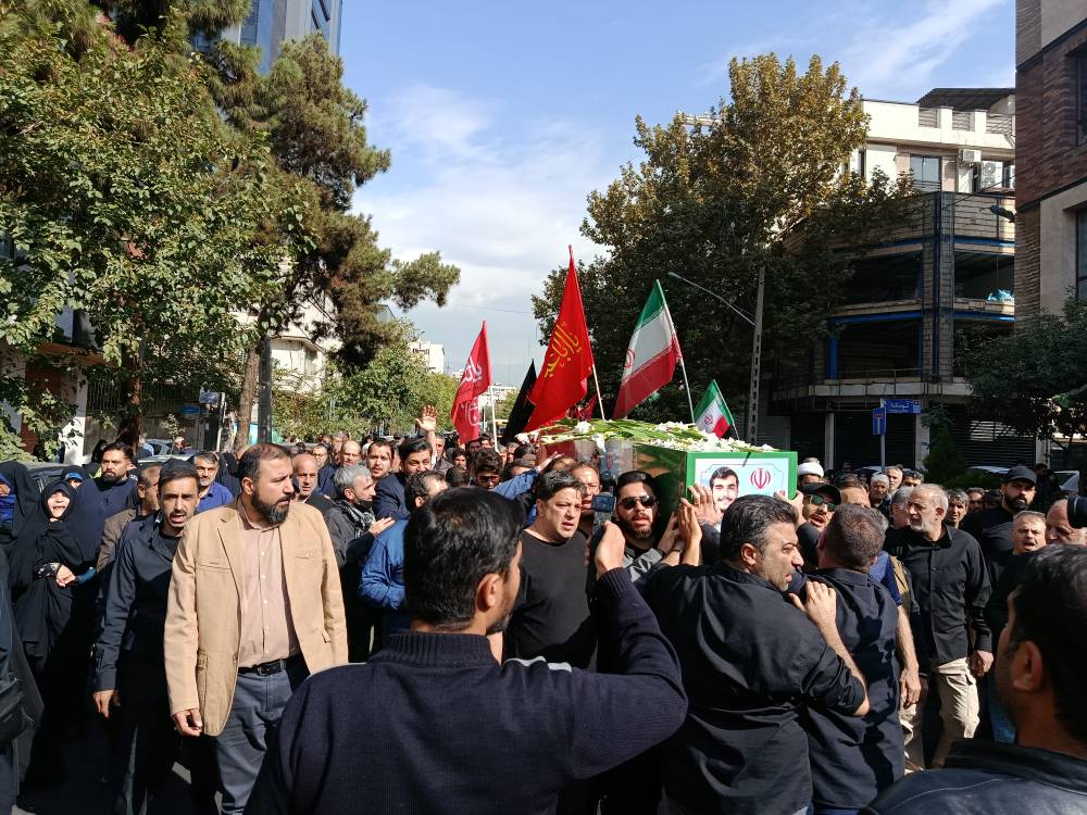 تشییع پیکر بسیجی شهید محمدرضا طالبی