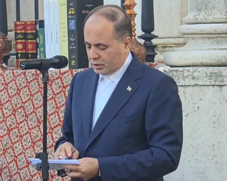 تجلیل از میراث حافظ شیرازی در سفارت ایران در رم